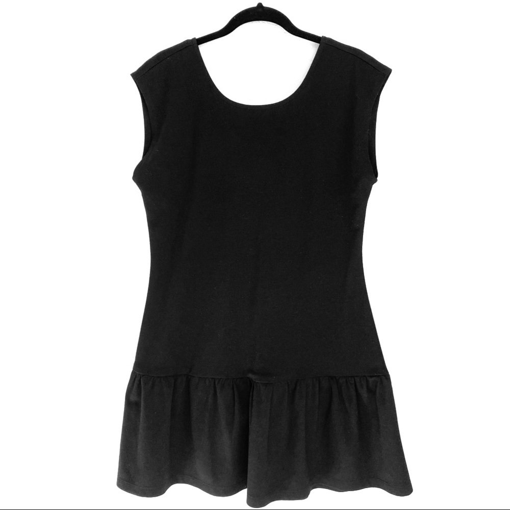 Black flared bottom dress sz M